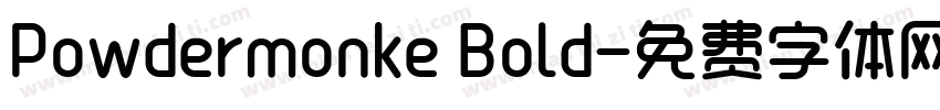 Powdermonke Bold字体转换